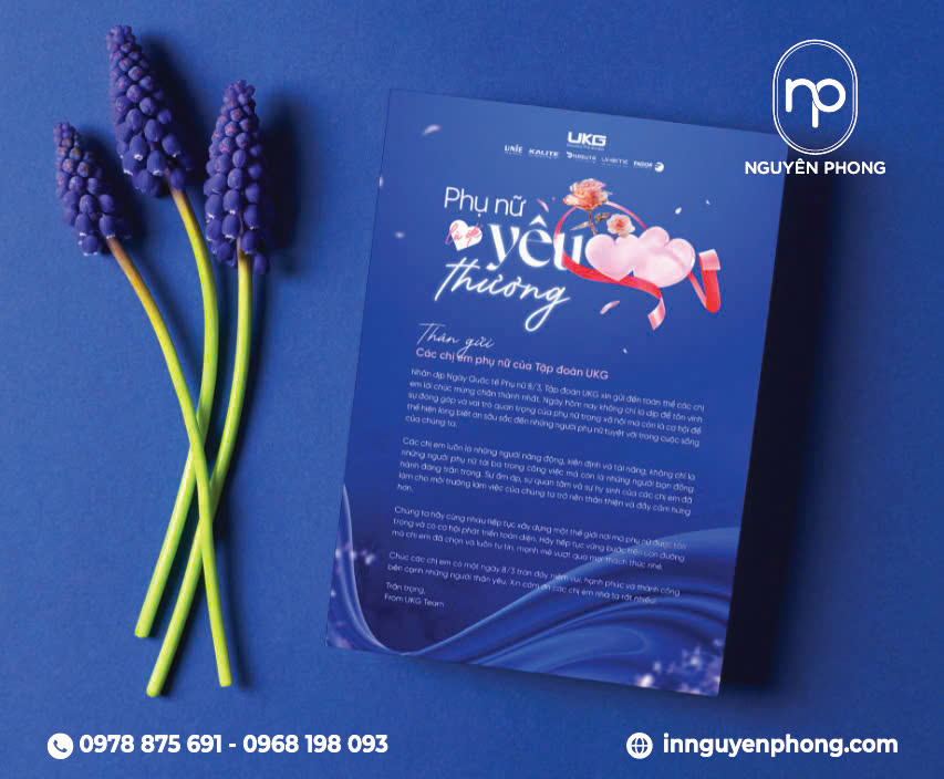 In test giúp khách hàng được kiểm tra sản phẩm thực tế trước khi in chính thức